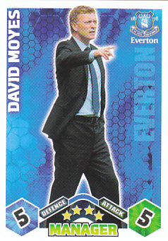 David Moyes Everton 2009/10 Topps Match Attax Manager #434